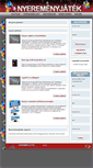 Mobile Screenshot of nyeremenyjatek.virtuarium.hu