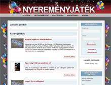 Tablet Screenshot of nyeremenyjatek.virtuarium.hu